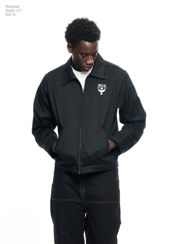 FREEDOM IN UNION WORK JACKET - BLACK