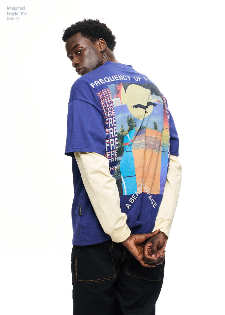 FREQUENCY OF FREEDOM DOUBLE LAYER LONG SLEEVE