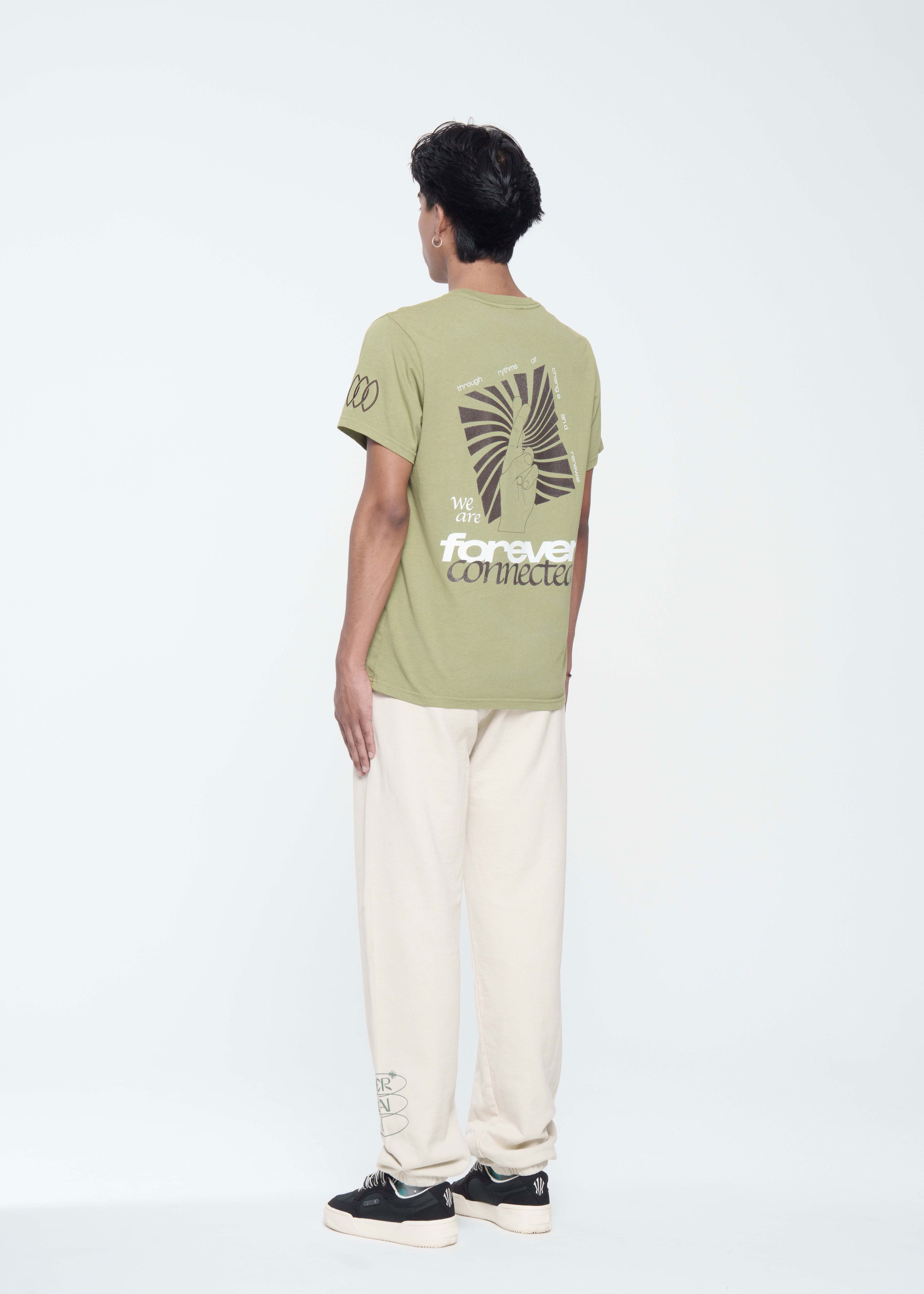 Model is wearing size medium in Forever Connected Tee by Her Kai & I