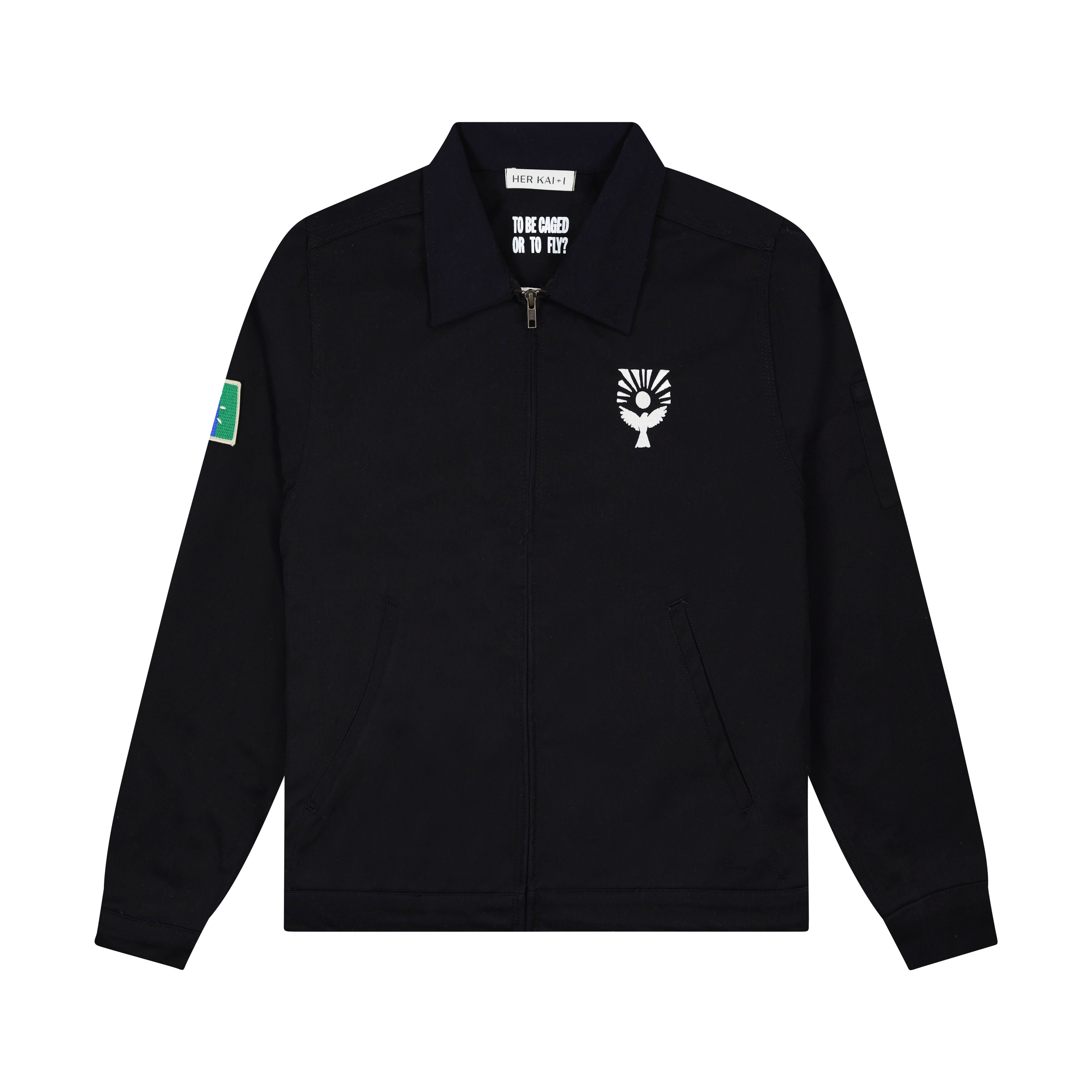 FREEDOM IN UNION WORK JACKET - BLACK