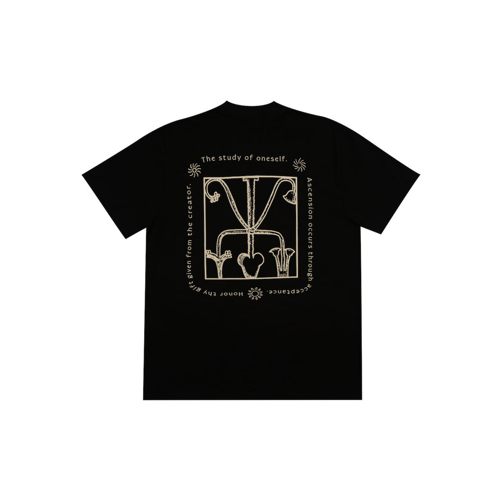 KNOW THYSELF T-SHIRT BACK PRINT BY HER KAI & I