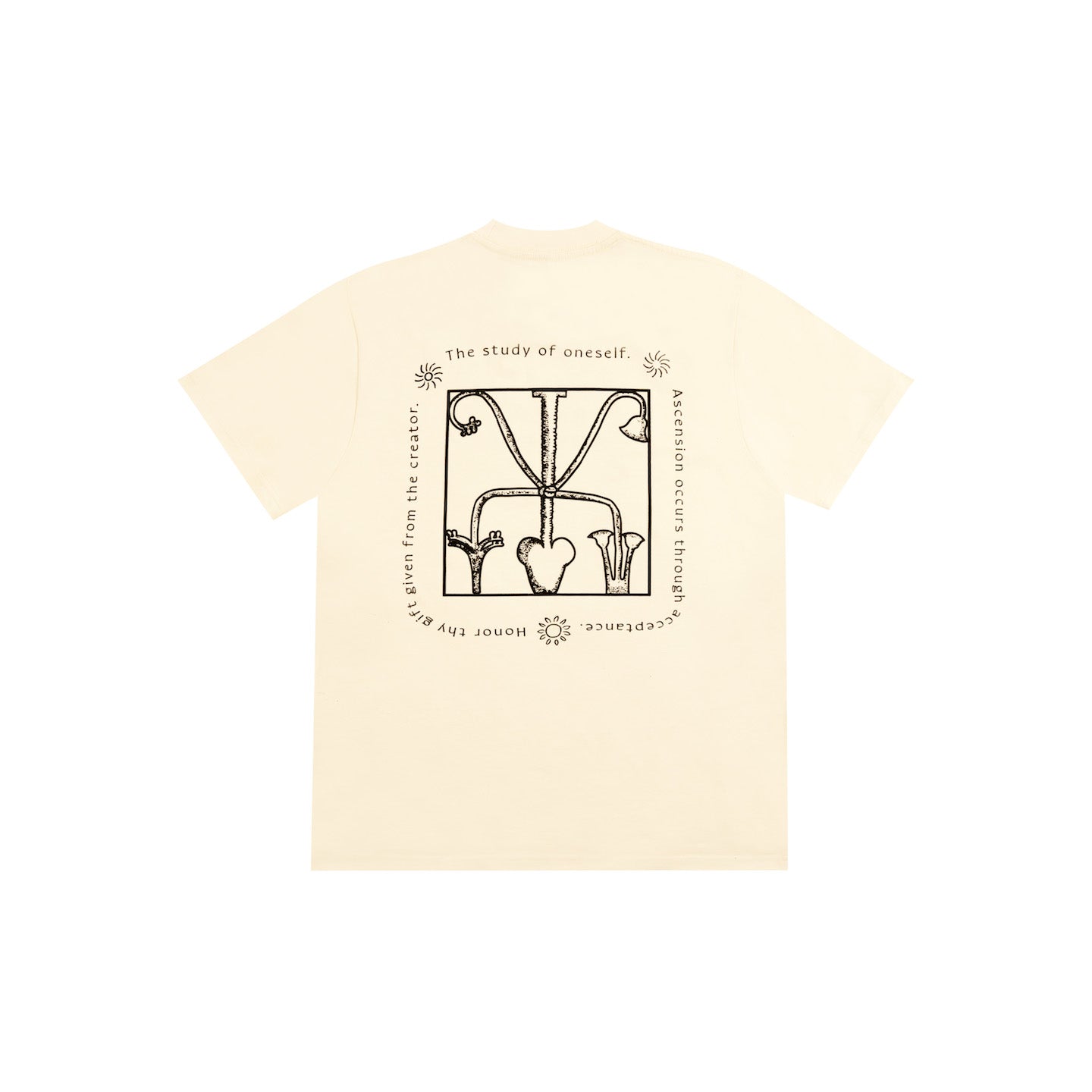 BACK PRINT OF KNOW THYSELF TEE BY HER KAI & I 