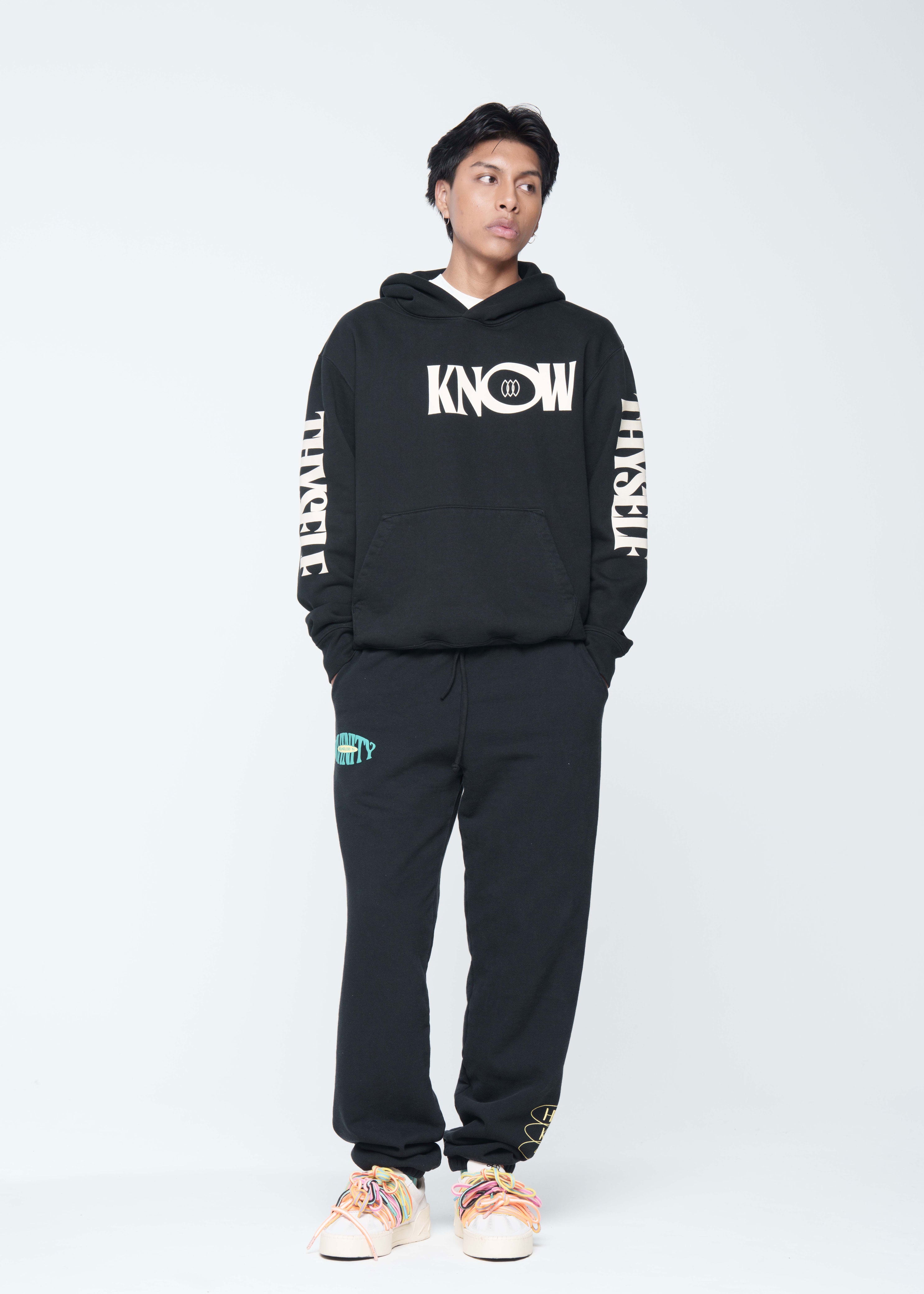 Model is wearing size Medium in Know Love Hoodie by Her Kai & I
