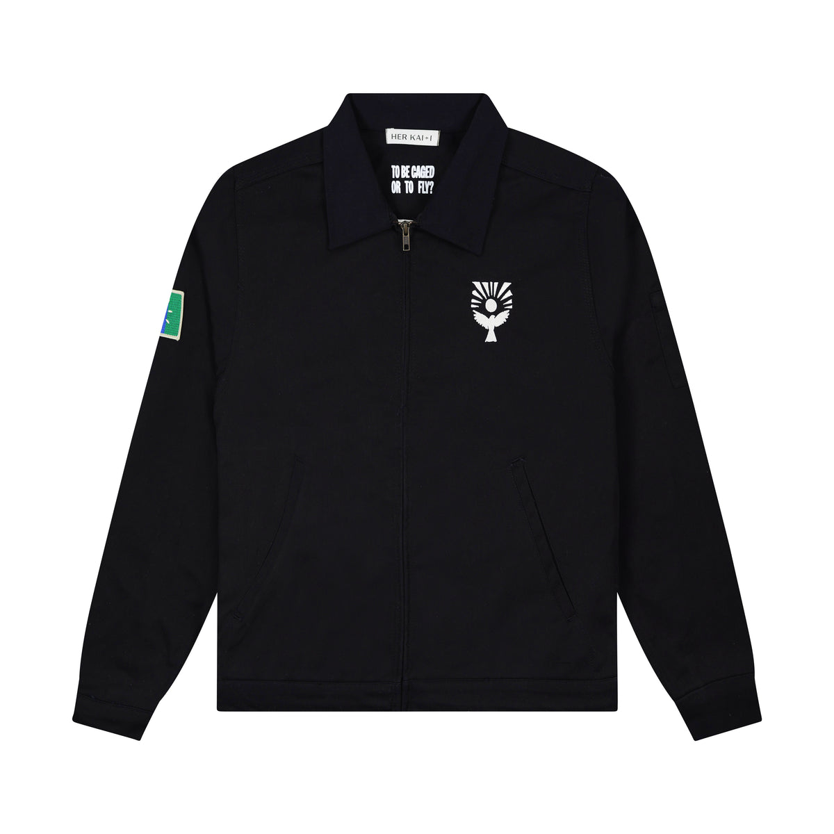 FREEDOM IN UNION WORK JACKET - BLACK