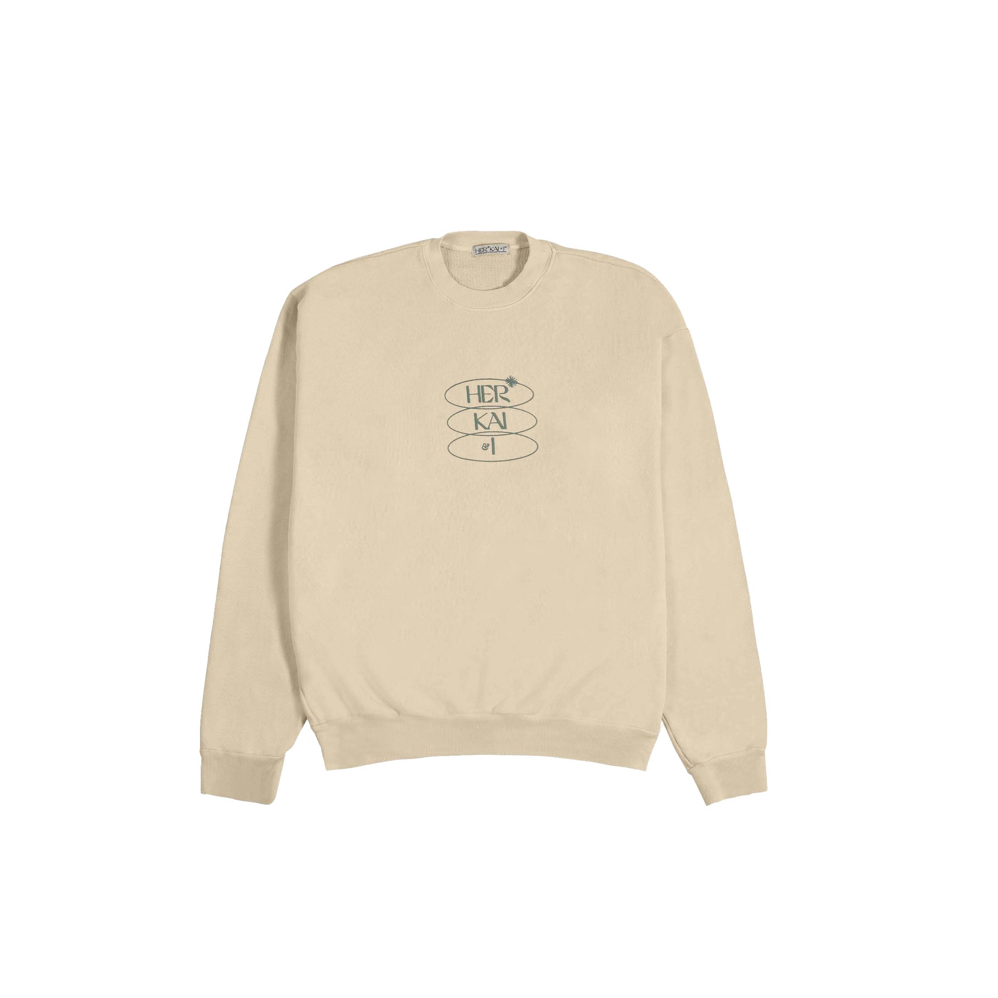 Boundless in Divinity Crewneck Sweatshirt by Her Kai & I in Cream (our signature color OUT OF MY SHELL)
