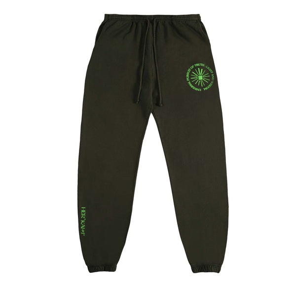 FRONT VIEW OF UNIVERSAL PURSUIT JOGGERS IN MOUNTAIN GREEN